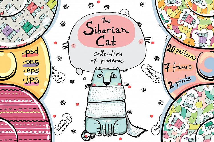 The Siberian Cat patterns