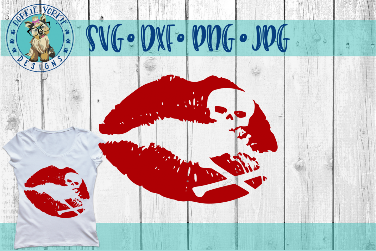 Skull Lips - SVG Cut File