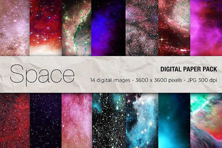 Space digital paper, Space Galaxy background, scrapbook papers, Instant Download, Nebula, Galaxy Print, Space Scrapbook Paper,Galaxy Paper