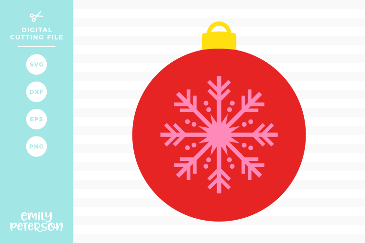 Christmas Ornament SVG DXF EPS PNG