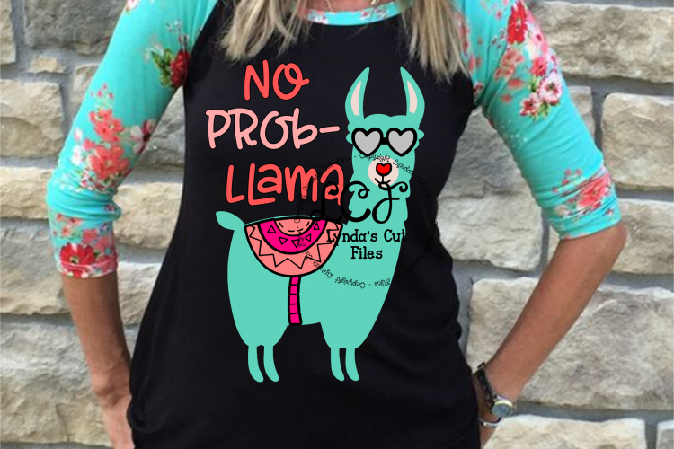 No Prob LLama// SVG/EPS/DXF File