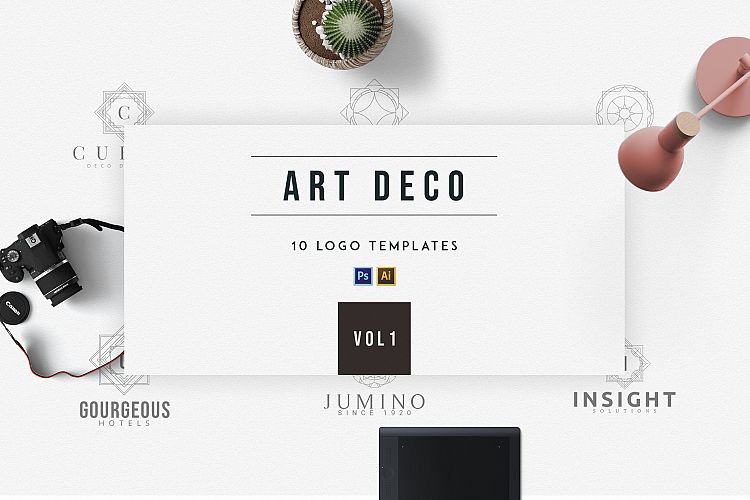 Art Deco Logo Templates | Vol.1