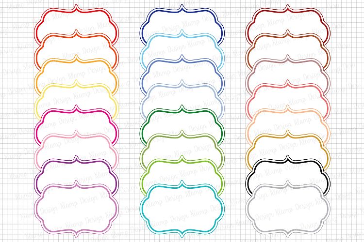 Labels Graphics and Illustrations / Tags and Labels Clip Art / Frames Graphics