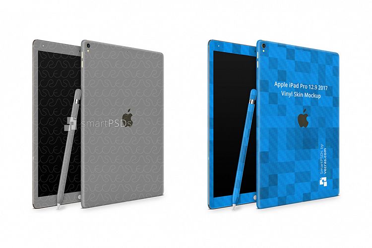 Apple iPad Pro 12.9 2017 Tablet Skin Design Template Front-B