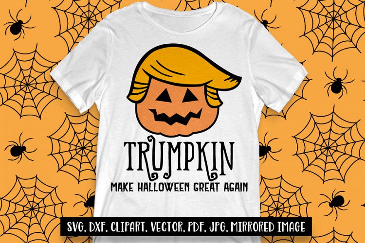Trumpkin Pumpkin Halloween svg