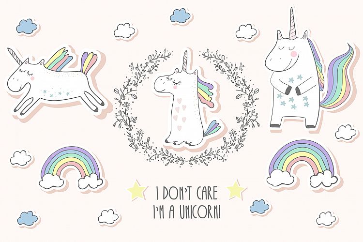 Unicorns set