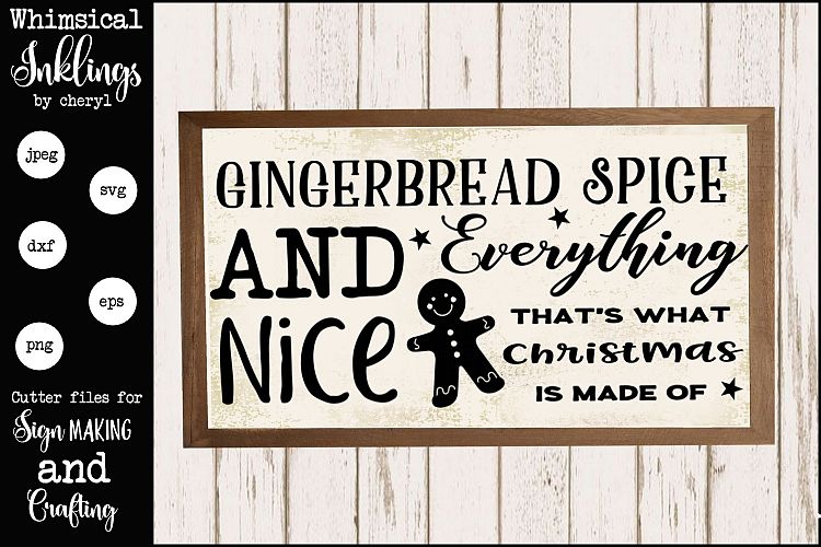 Gingerbread Spice SVG