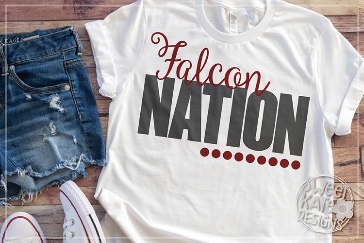 Falcon Nation SVG DXF EPS PNG JPG