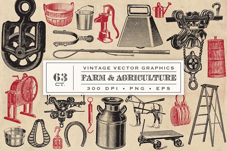 Farm & Agriculture Vector Graphics