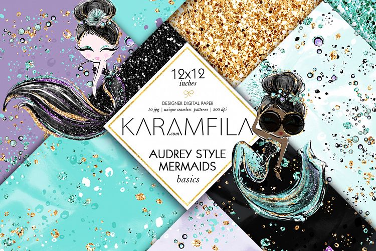 Audrey Style Mermaids Basic Patterns