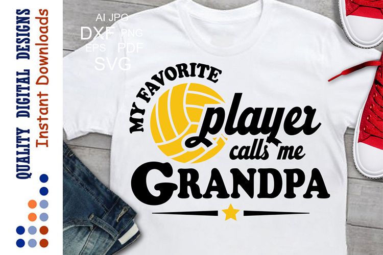 Sports svg Volleyball svg My Favorite Volleyball Player