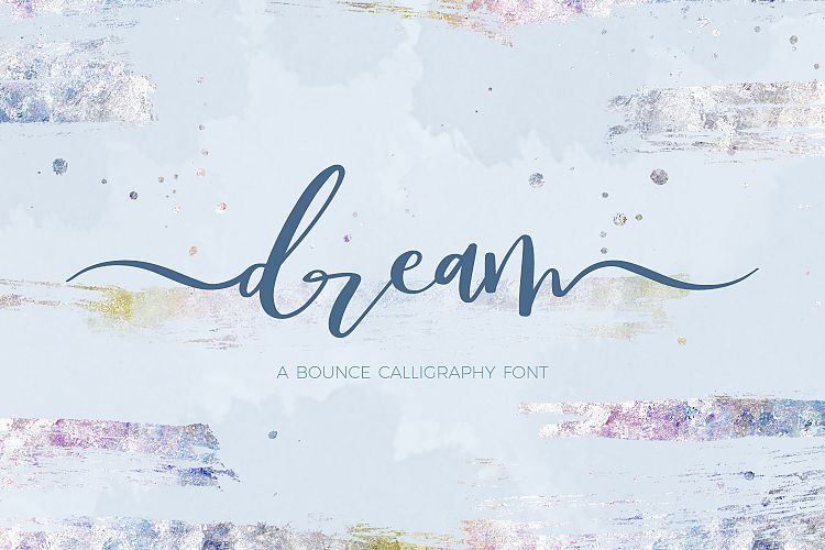 Dream Bounce Calligraphy Font