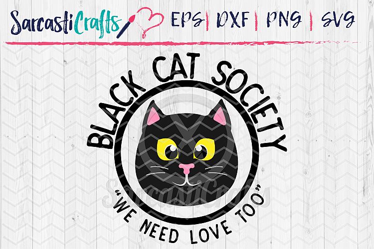 Black Cat Society - SVG PNG EPS DXF