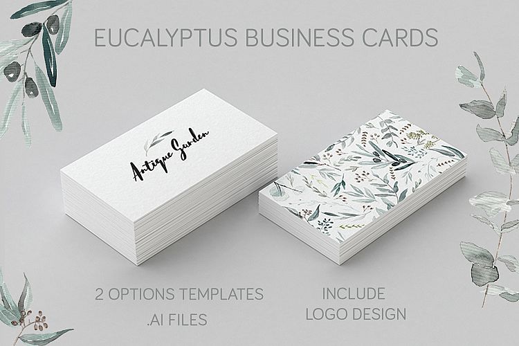 Eucalyptus Business Card Template