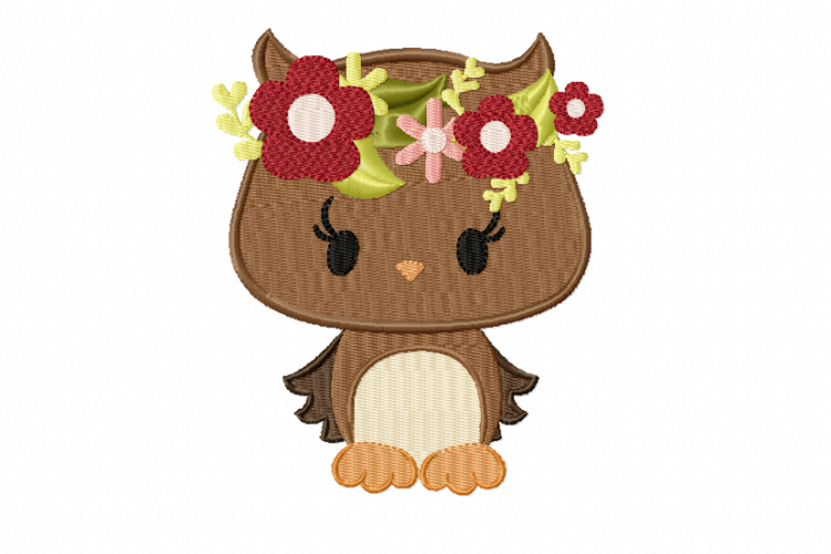 Owl Machine Embroidery Design In 2 Sizes 56630 Designs Design Bundles,Low Budget Small Space Interior Design For Small Boutique Shop