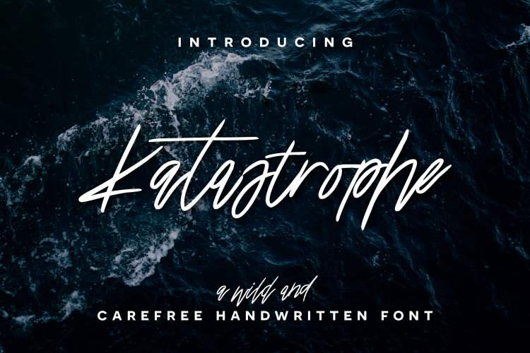 Katastrophe Font + Bonus