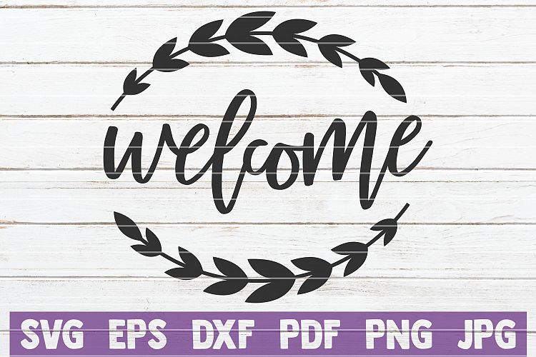 Download Welcome SVG Cut File | commercial use | instant download
