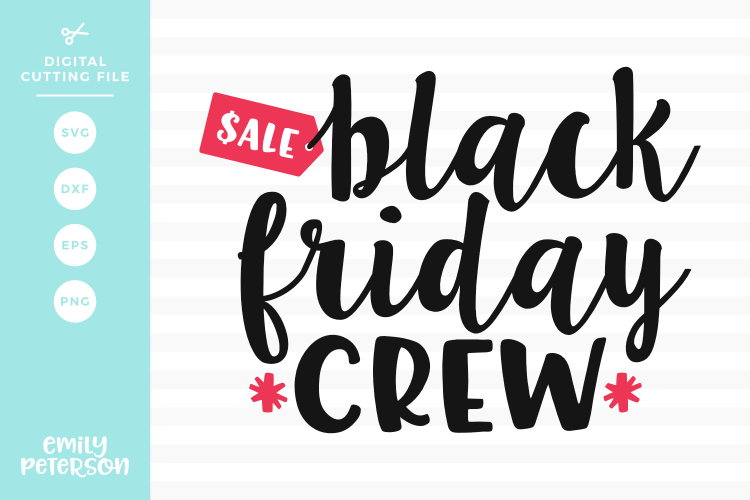 Black Friday Crew SVG DXF EPS PNG