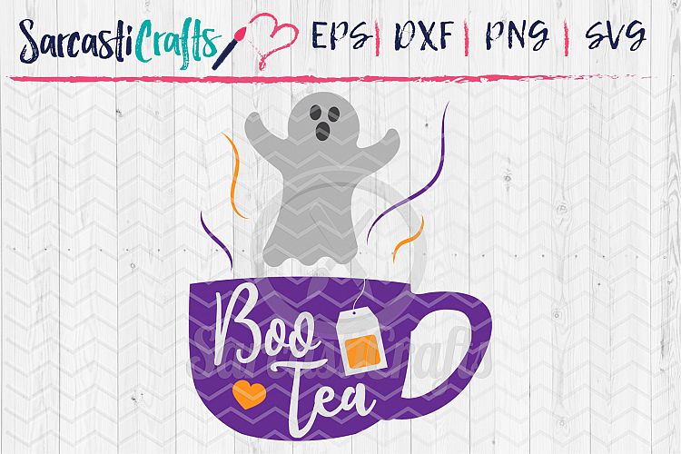 Boo-Tea - SVG PNG EPS DXF