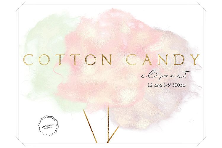 Cotton Candy Clipart