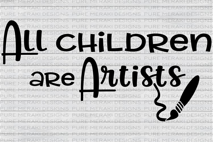 All Children are Artists SVG