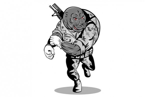Alien Military Running example image 1