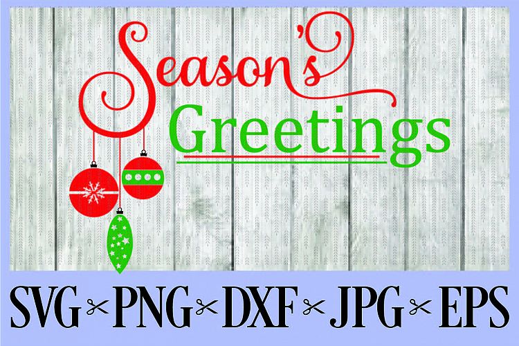 Seasons greetings SVG, PNG, DXF, EPS JPG Holly Berries
