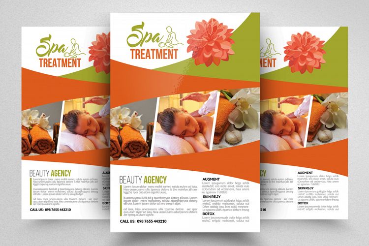 Beauty   Spa Flyer Templates