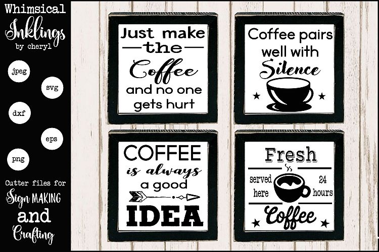 All About Coffee SVG Set