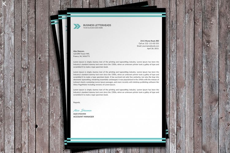 Creative Letter Head