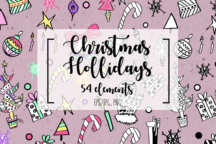 Christmas Hollidays set.