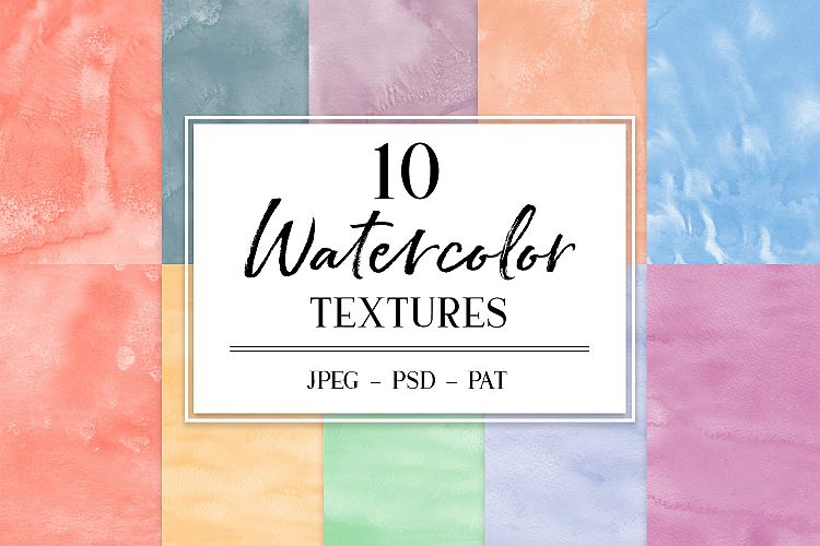 10 Watercolor Backgrounds
