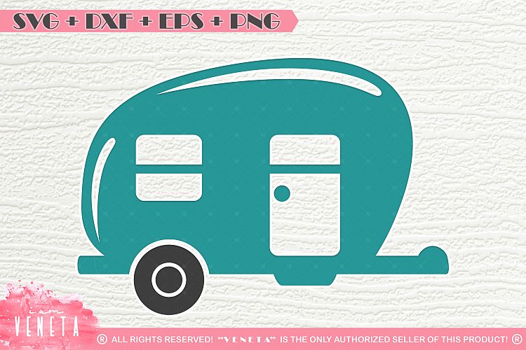 Caravan | SVG, DXF, EPS, PNG Cutting File
