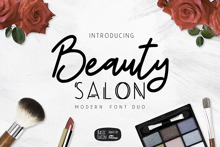 Beauty Salon Modern Font Duo