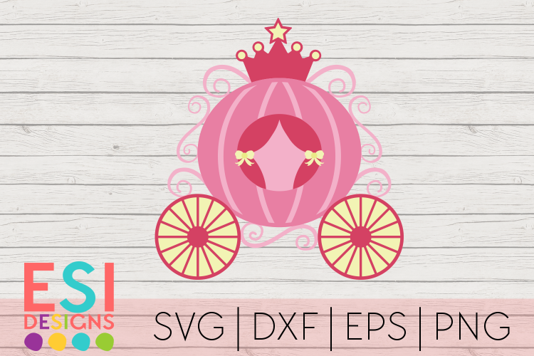 Princess Carriage SVG| SVG, DXF, EPS, PNG (143273) | SVGs | Design Bundles