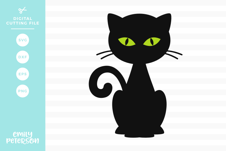 Black Cat SVG DXF EPS PNG