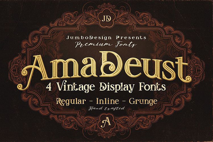 AmaDeust - Display Font