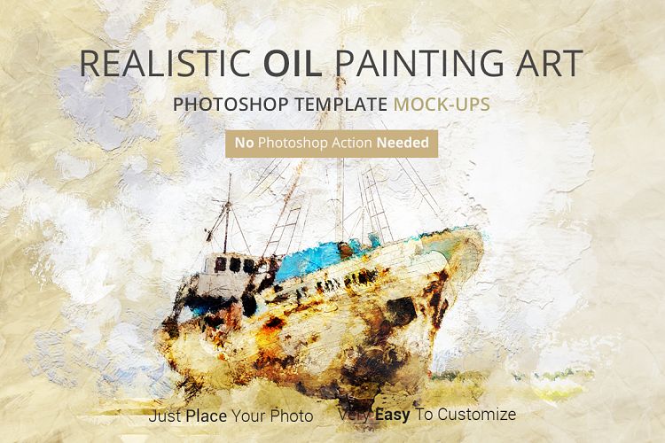 Oil Painting Art Photoshop Mock-ups