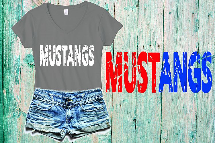 Mustangs Sport Heart SVG NFL nba mlb ncaaf Cheer high 414Sv