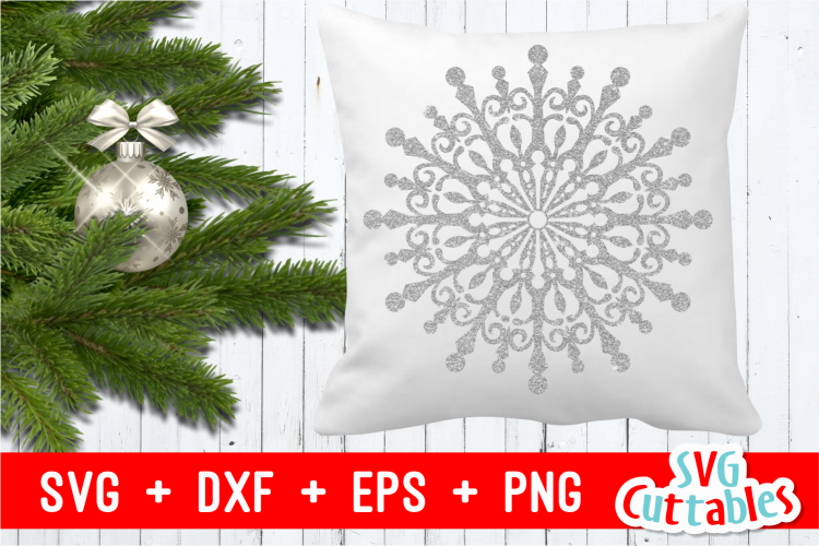 Snowflake Mandala | Christmas Cut File