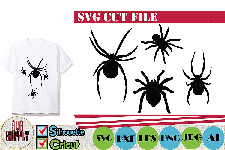 Spiders SVG Cut File