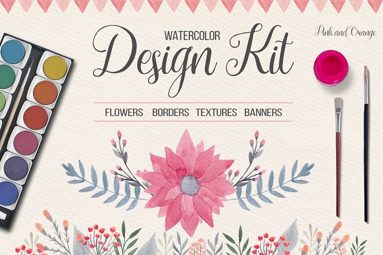 Watercolor Design Kit