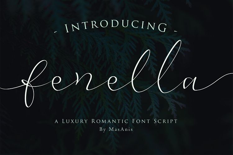 Fenella - Luxury Romantic Font