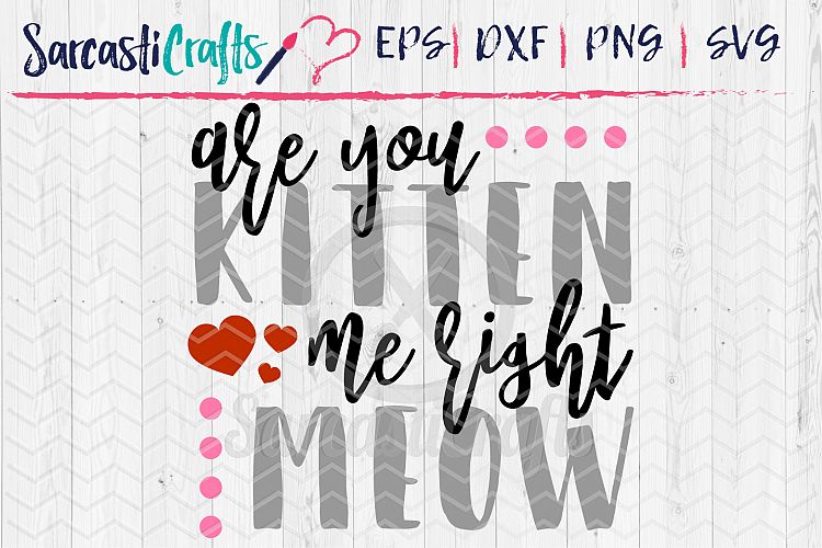 Are You Kitten Me Right Meow- Digital Download