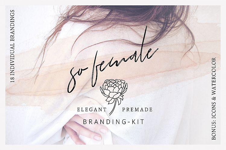 So Female Branding Kit + Watercolours