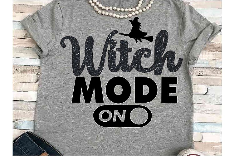 Witch svg DXF JPEG Silhouette Cameo Cricut witch mode on svg