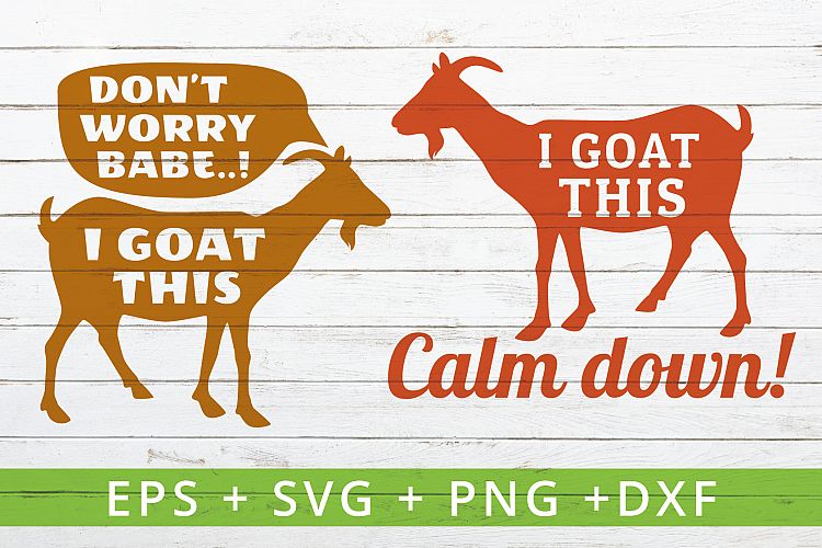 I GOAT THIS farm theme SVG