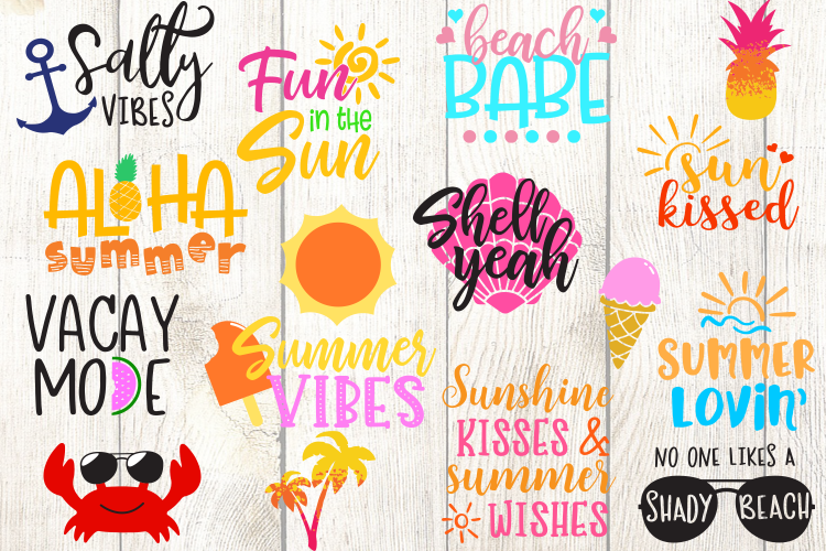 summer svg, shady beach svg, aloha svg, vacay mode svg, beach shirt, summer shirt, svg for cricut, silhouette, anchor svg, pineapple svg, eps, png