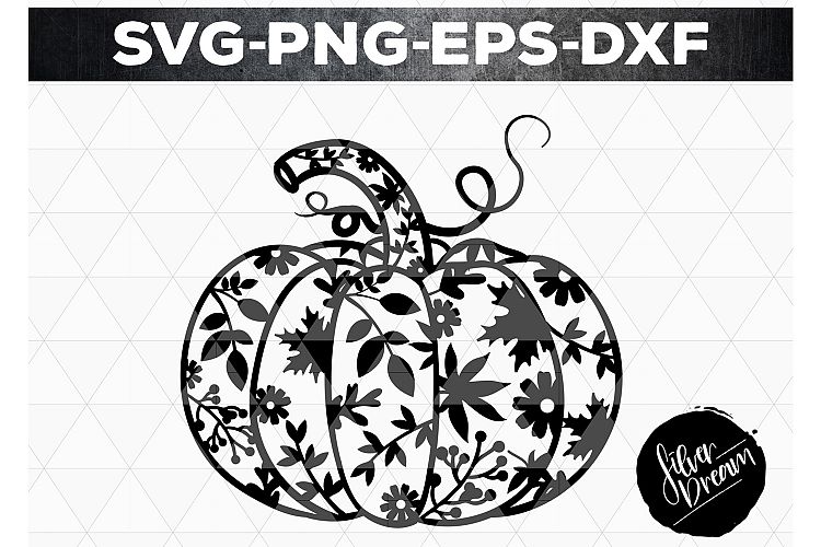 Pumpkin SVG Cutting File, Autumn Clipart, Fall DXF, EPS, PNG