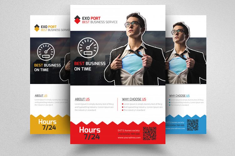 Business Solution Consultant Flyer Template